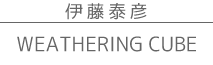 �ɓ��וF�@��i�W�@WEATHERING CUBE